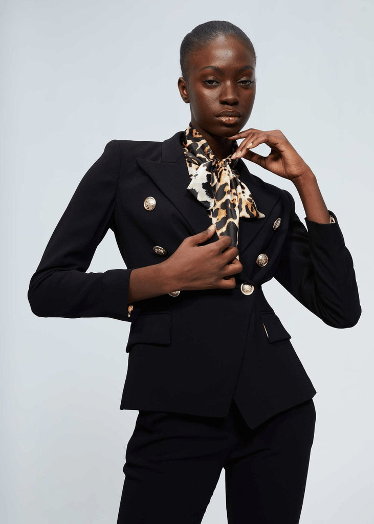 Veste de tailleur à double boutonnage