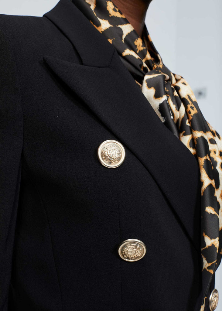 Veste de tailleur à double boutonnage