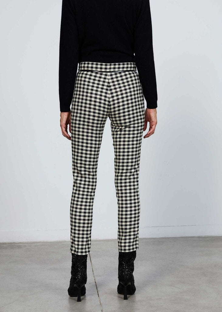 Pantalon à carreaux - NOIR