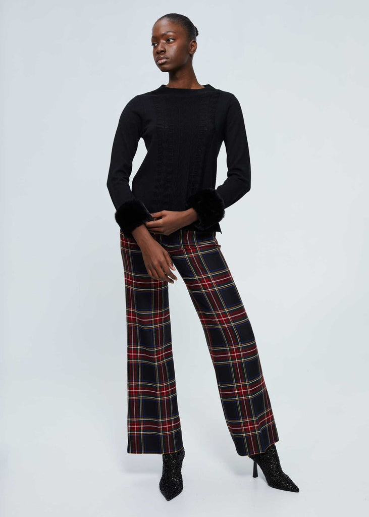 Pantalon à carreaux