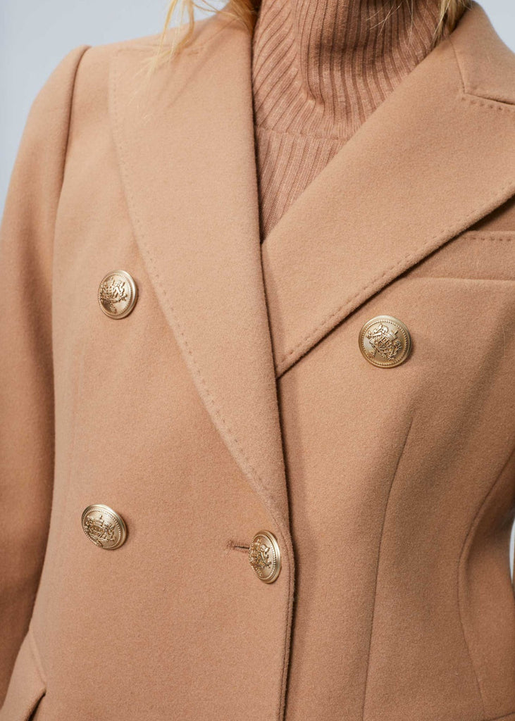 Manteau boutons officier