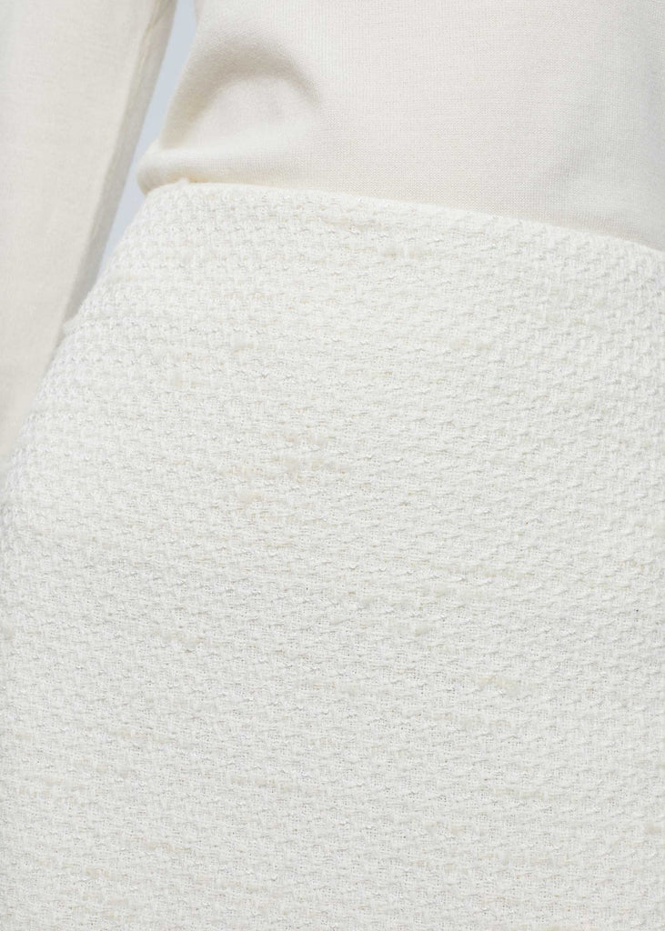 Jupe courte en tweed