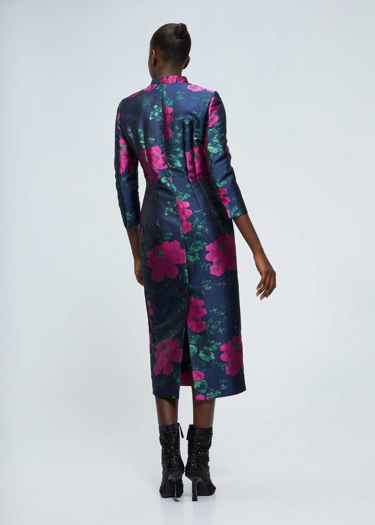 Robe longue fleurie