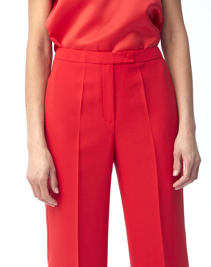 Pantalon évasé orange vif - ORANGE_VIF