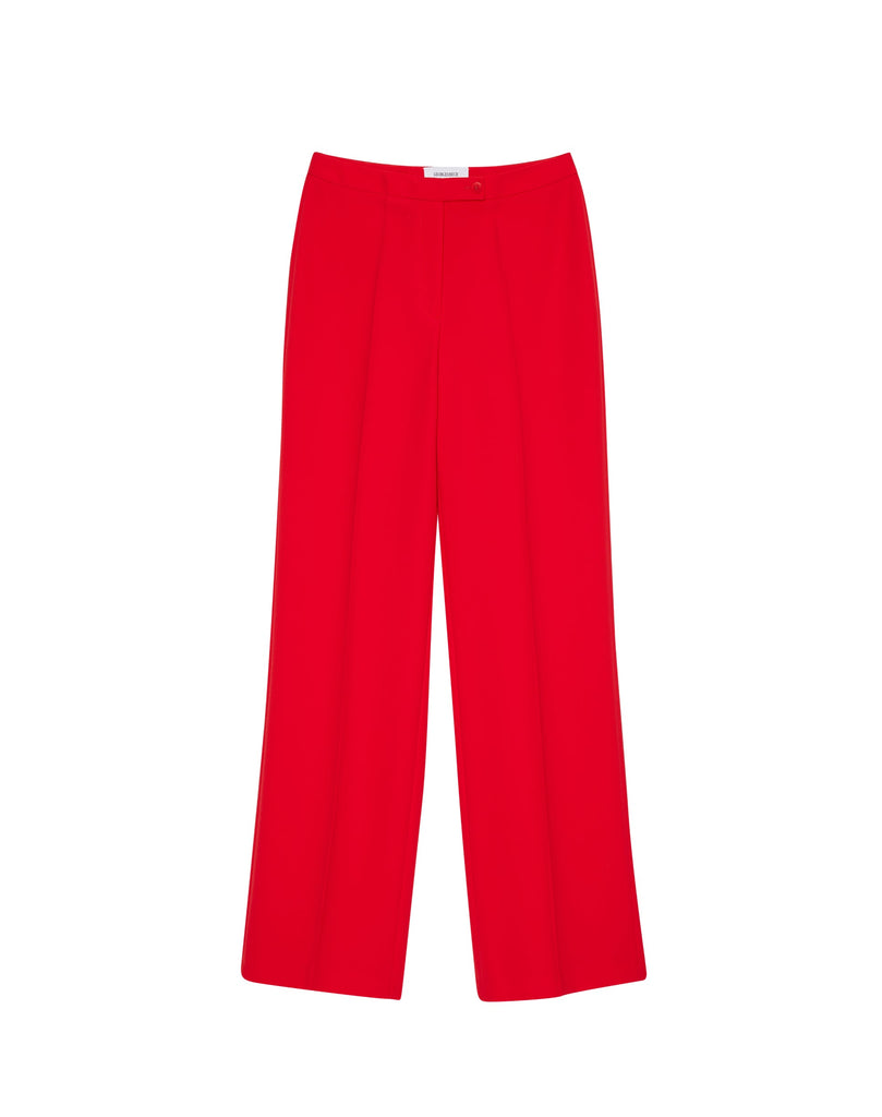 Pantalon évasé orange vif - ORANGE_VIF
