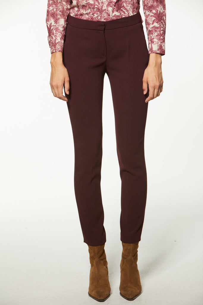 Pantalon droit - GRENAT
