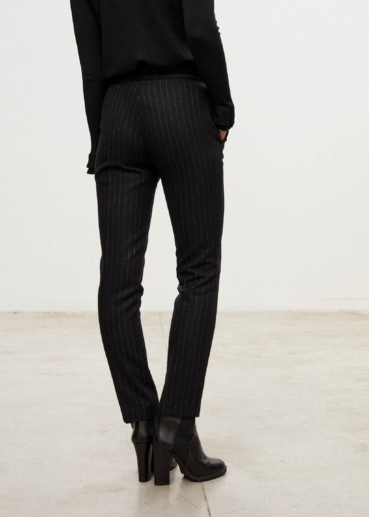 Pantalon droit lainage