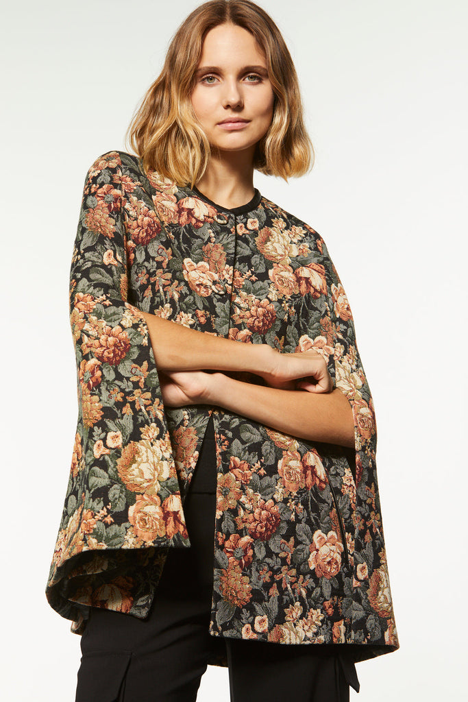 Cape jacquard - NOIR