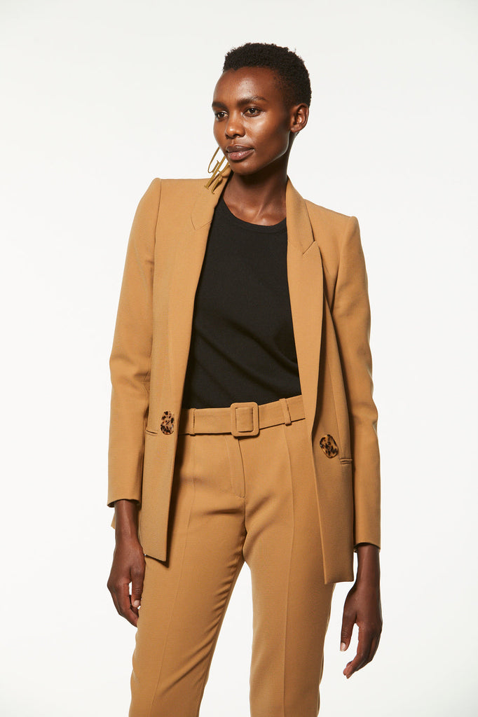 Veste mi-longue - HAVANE