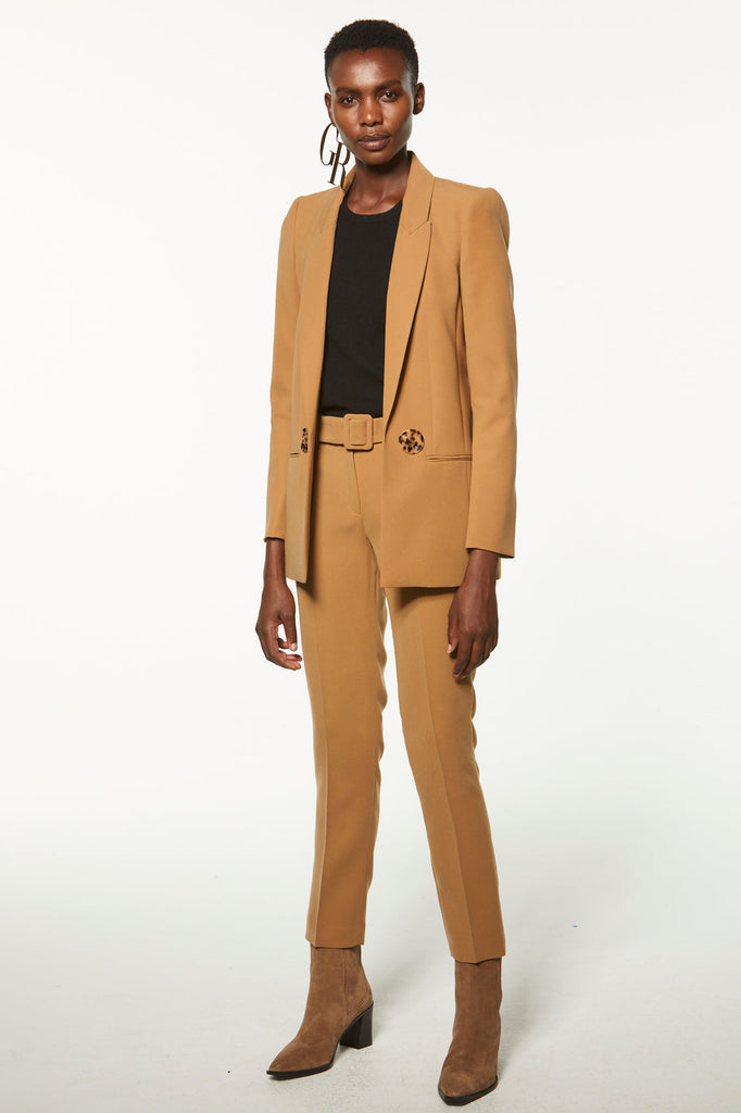 Veste mi-longue - HAVANE