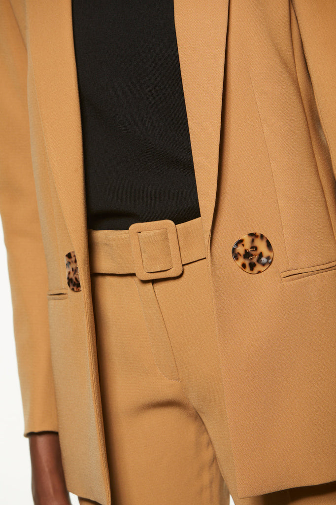 Veste mi-longue - HAVANE