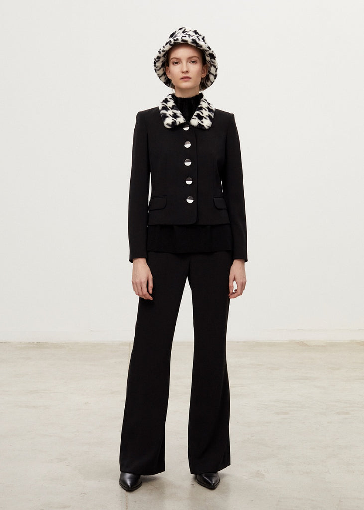 Veste col fourrure