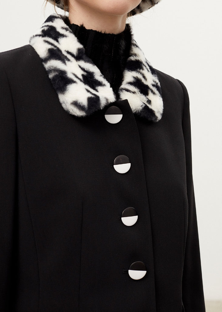 Veste col fourrure