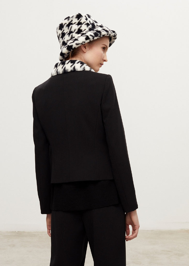 Veste col fourrure