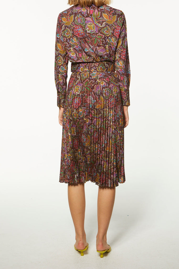 Chemise à volants - MULTICOLORE