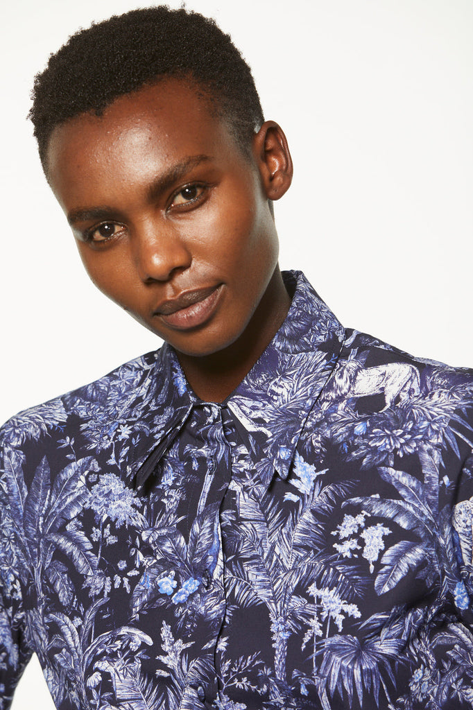 Chemise double col - MARINE