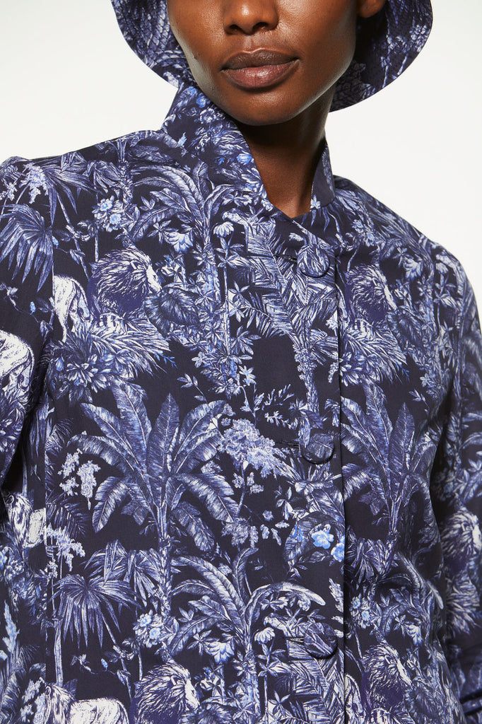 Chemise col mao - MARINE