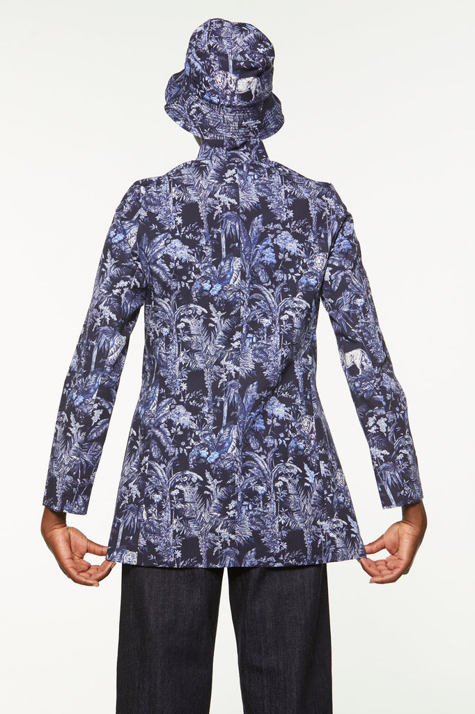 Chemise col mao - MARINE