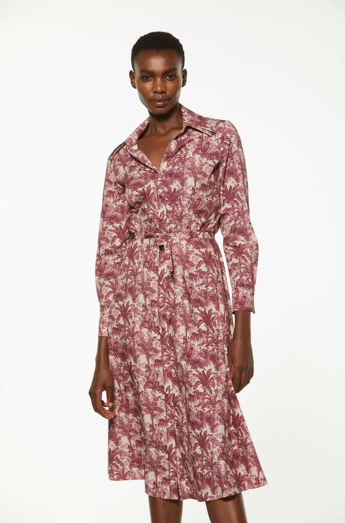 Robe mi-longue - GRENAT