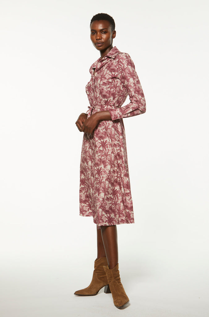 Robe mi-longue - GRENAT