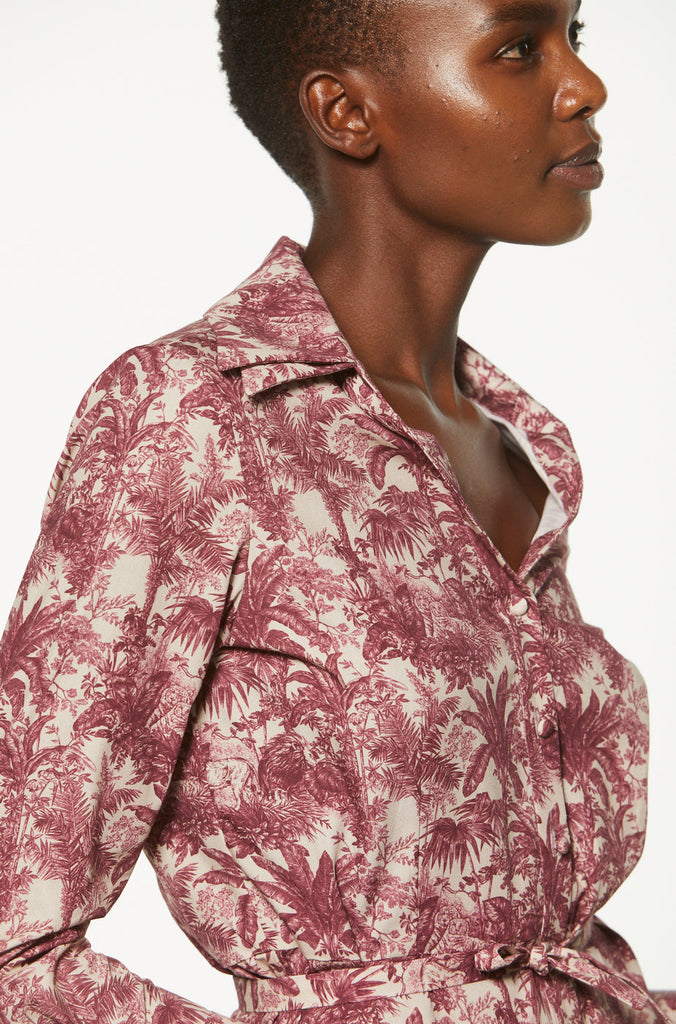 Robe mi-longue - GRENAT