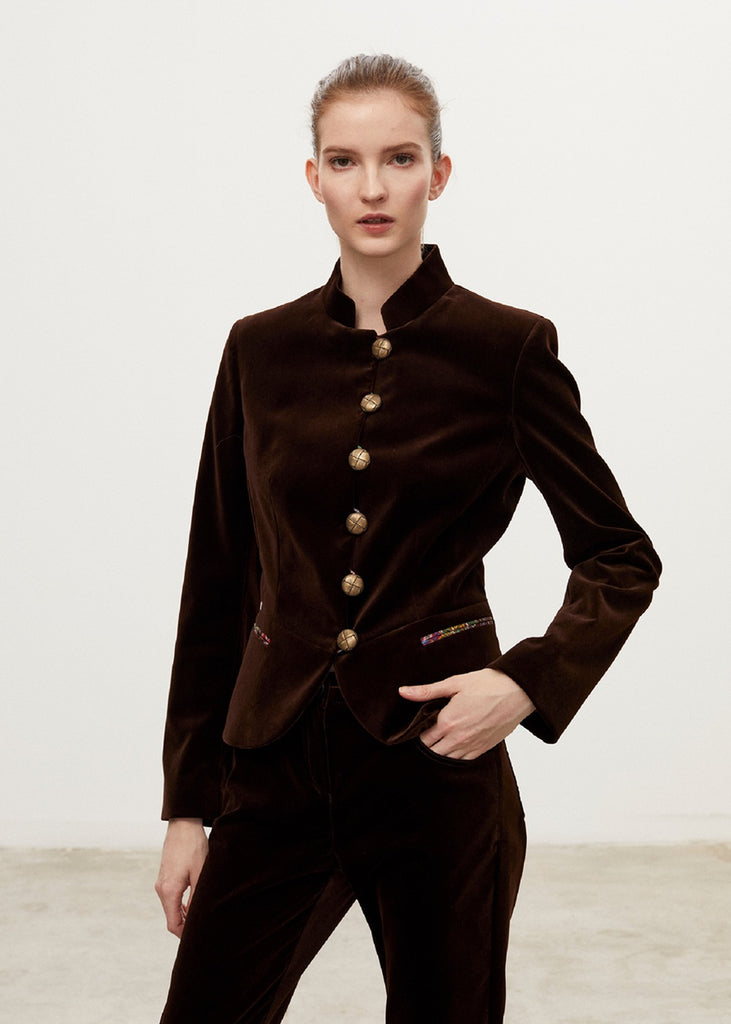 Veste courte avec basque