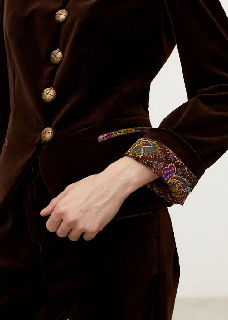 Veste courte avec basque