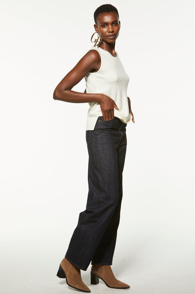 Pull sans manches - BLANC CASSE