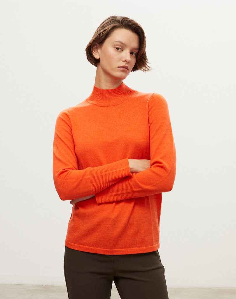 Pull col cheminée