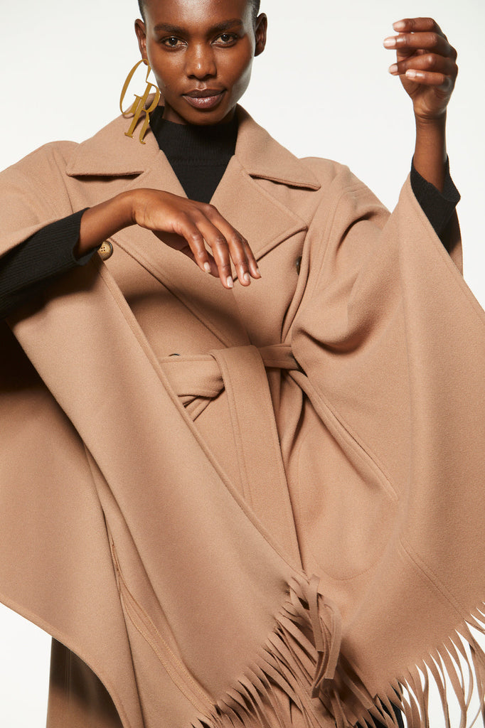 Manteau cape - BEIGE MOYEN