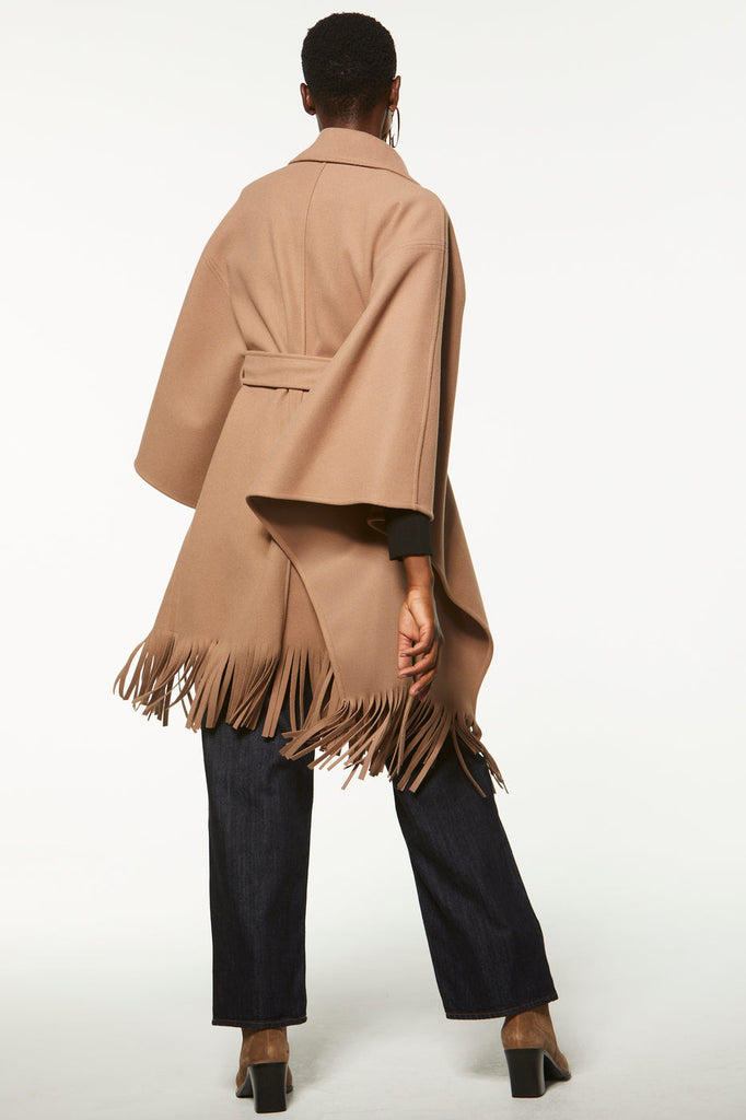 Manteau cape - BEIGE MOYEN