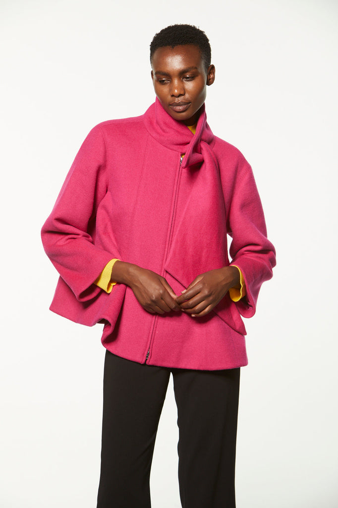 Manteau court - FUSCHIA