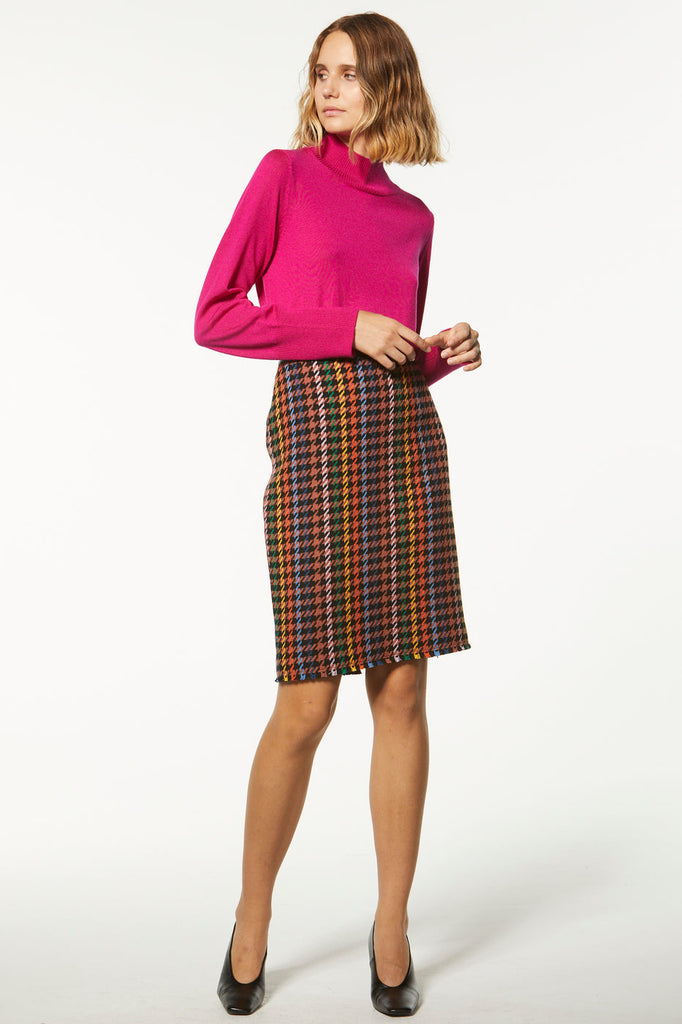 Jupe droite - MULTICOLOR