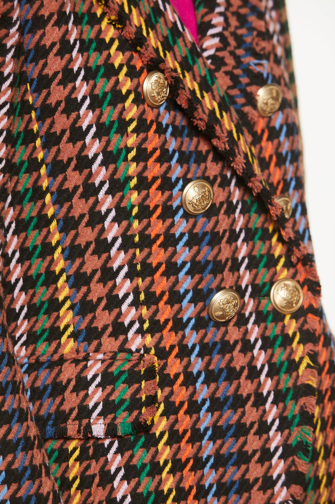 Veste croisée cintrée - MULTICOLOR